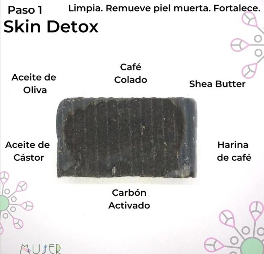 Jabón artesanal Skin Detox by Pamela Bernal - Mujer Naturista